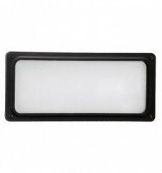 Encastré mur COC IP65 E27 42W - thermo plastic-IK08 Noir