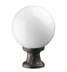 Borne classique forme boule INDURA GLOBO IP65 E27 diamètre 250 Coloris