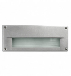 Encastré mur DUBLIN IP54 LED SMD AC 13W 3000K Gris - faisceau direct asymétrique