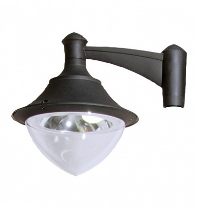 Lanterne extérieure en résine modèle GUNTHER- largeur 48 cm - E27 - Noir