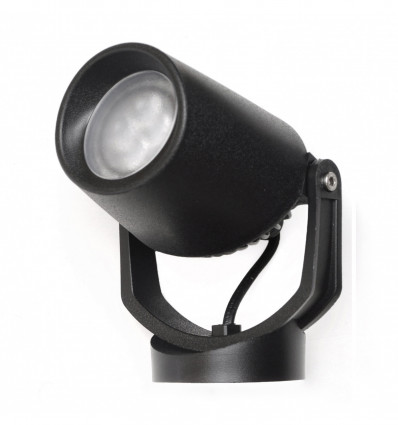 Spot à piquet LULU IP66 GU10 LED MR16 3.50W -CCT 2700 ou 4000 k -coloris Noir- hauteur 302 mm