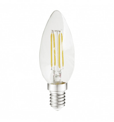 Lampe LED FILAMENT E14 LED Bulb 4W - 470 lumens - 2700K- hauteur 97 mm