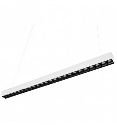 Suspension SIGMA LED SMD 44W 3000K Blanc - 4010 lumens - longueur 1117 mm 