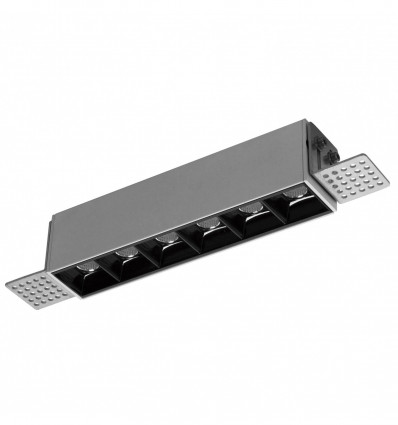 Encastré au plafond SIGMA LED SMD 6W 3000K GRIS - 547 lms - 173 mm- trimless