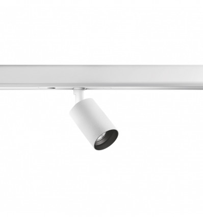 Projecteur rail 48V GRETA LED COB 6.50W 3000K Blanc- faisceau de 27 °