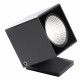 Applique orientable et basculant spot extérieur ou Projecteur DADO IP66 -IK07-LED COB AC 7W -700 LUMENS-4000K Anthracite