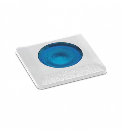 Balise de sol encastrée carrée- faisceau lumineux bleu- fixation en mural ou sol RAIN IP67 G9 LED Bulb 1.70W 3000K -Blanc