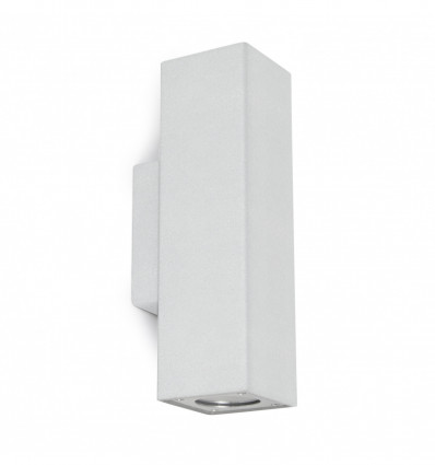 Applique STONE en béton - idéal pour votre extérieur avec son indice IP65 -GU10 2x12W - coloris BLANC