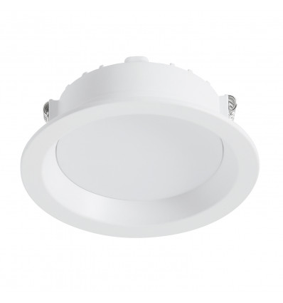 Plafonnier Encastré au plafond CALYPSO2 IP44 LED SMD 12W Blanc - 1200 lm 4000K Blanc