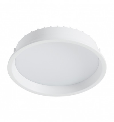 Plafonnier Encastré au plafond CALYPSO2 IP44 LED SMD 24W Blanc 3000K - 2310 lm