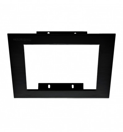 Cadre 1 face pour spot Encastré Cardan coloris Noir - encastrement de 152*152 mm - recouvrement 175*175 mm