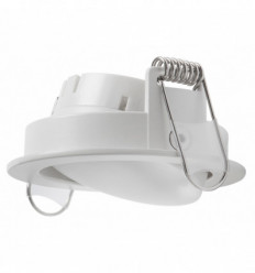 Spot orientable Encastré pour plafond NOK1 Blanc- CCT 3000 k - 560 lumens - 4000 k - 620 lumens - faisceau 45°