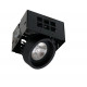 Spot encastrable Cardan LED COB 17 W 2180 lumens - 3000 k -AR111 - ATOLON- Coloris Gris