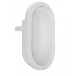Applique ovale FAR IP54 - LED SMD -12W - 840lm - CRI80 - 4000K - 110º- Blanc - 216 mm