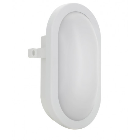 Applique ovale FAR IP54 - LED SMD -12W - 840lm - CRI80 - 4000K - 110º- Blanc - 216 mm