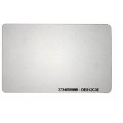 Badge passif de proximité em iso pour lecteur 125khz format carte de crédit finition pvc blanc 86 x 54 08 mm