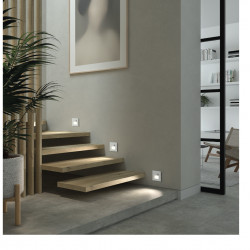 COVER-Balisage spécial escalier ou couloir - éclairage mural LED Encastrable avec détecteur crépusculaire PIR