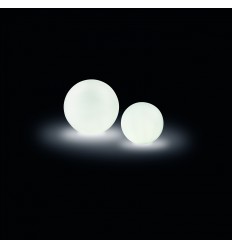 Lampe ronde diamètre 50 cm Ballon IP55 E27 25W Blanc- câble fourni pour le brancher, longueur de 2 m