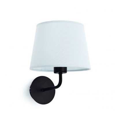 Applique tête de lit - maxi E27-60 w - Coloris socle noir 